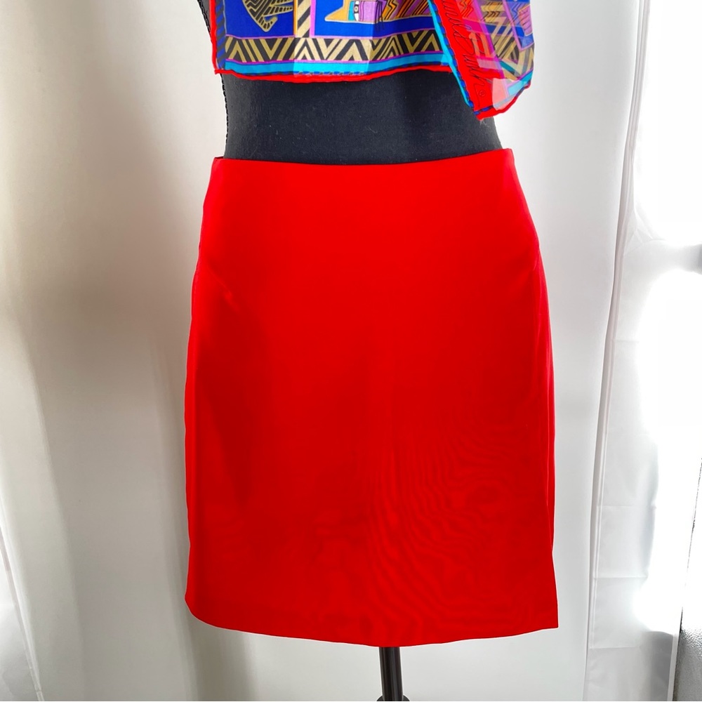 3/$21, Vintage I.L.U. Red Fitted Skirt